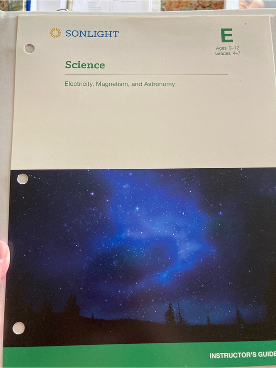 Other - Sonlight E science curriculum
